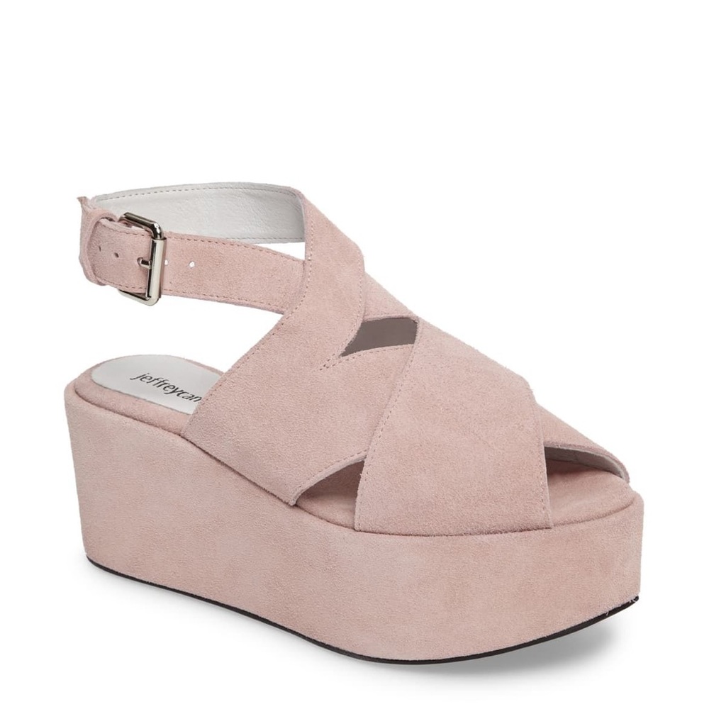Jeffrey Campbell Larksport wedge sandals, 8.5